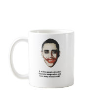 A million people attended Obama's inauguration Coffee Mug