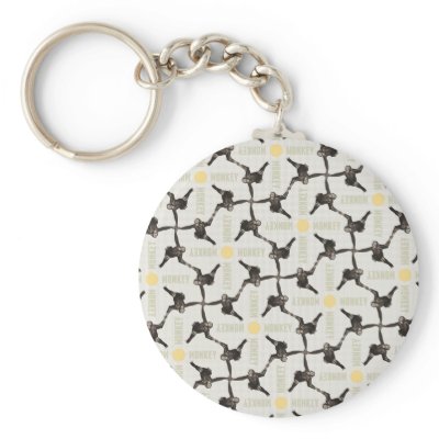 A Monkey Scene Keychains by fabstracts
