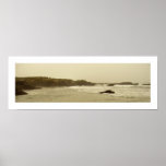A moody day on the coast posters