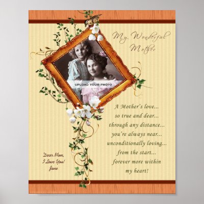 A Mother's Love Lily 8x10 Personalised Photo Print by xgdesignsnyc