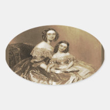 A Mother's Treasure Oval Sticker