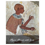 A Mural Of A Blind Musician Playing A Harp From Th Flyer