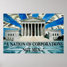 A Nation of Corporations, Not Men Poster