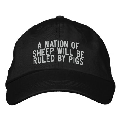 a nation of sheep will be ruled by pigs by funnycustomtshirts