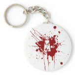 A Negative Blood Type Donation Vampire Zombie Keychains