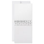 A negative personalized rack card