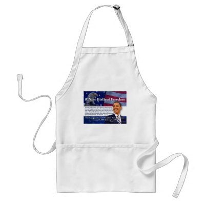 A New Birth of Freedom Apron by obamans