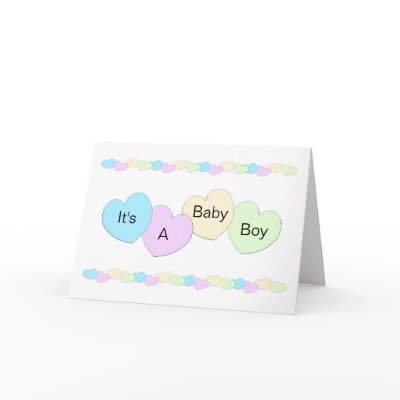 A New Born Baby Card It's A Boy by biglnet