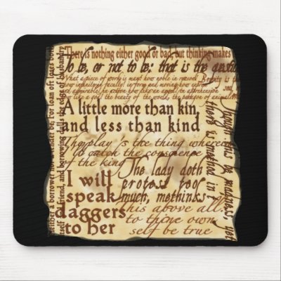 A New Drama - Hamlet Mousepad by MBSProductions