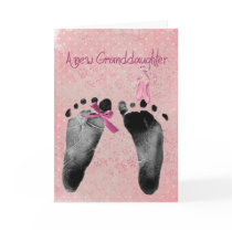 A New Granddaughter Greeting Card