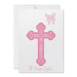 A New Life Christening Invitation-Customize