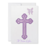 A New Life Christening Invitation-Customize