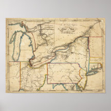 A New Map Of The Seat Of War Posters