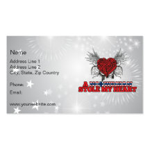 A Norwegian Stole my Heart Business Card Template