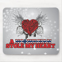 A Norwegian Stole my Heart Mouse Pad