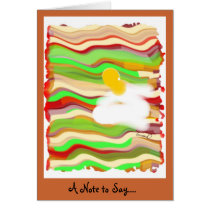 A Note to Say...    Greeting / Note Card cards