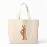 A OK ~ Hand Sign and Gestures a-ok Bag