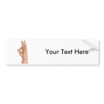 A OK ~ Hand Sign and Gestures a-ok bumper stickers