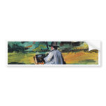 A Painter At Work By Paul Cézanne (Best Quality) Bumper Stickers