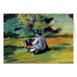 A Painter At Work By Paul Cézanne (Best Quality) Greeting Cards