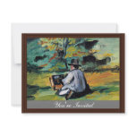 A Painter At Work By Paul Cézanne (Best Quality) invitations