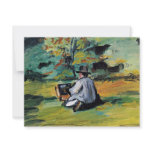 A Painter At Work By Paul Cézanne (Best Quality) Personalized Announcement