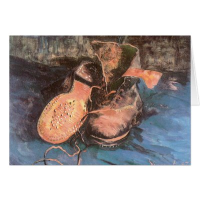 A Pair of Shoes by Vincent van Gogh by MasterpieceCafe