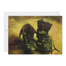 A Pair of Shoes by Vincent van Gogh Personalised Announcement