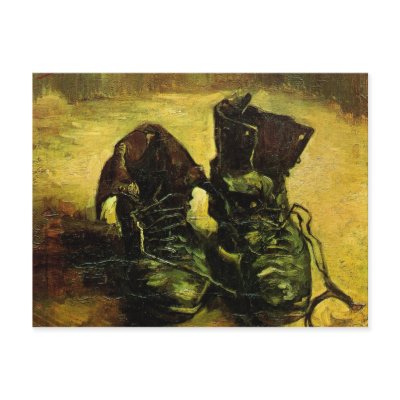 A Pair of Shoes by Vincent van Gogh Postcards by VanGoghs