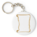 A Parchment Scroll Keychain