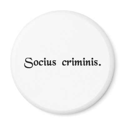 A partner in crime. refrigerator magnets by blueinc123