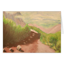A Path On Mt.Diablo Greeting Card