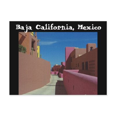 A Path Through Colourful Walls, Baja California Postcards by Rebecca_Reeder