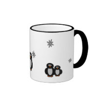 A Penguin Family Mug