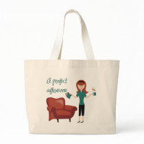 A Perfect Afternoon Book Tote Bag