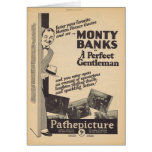 A Perfect Gentleman Monty Banks movie ad Card