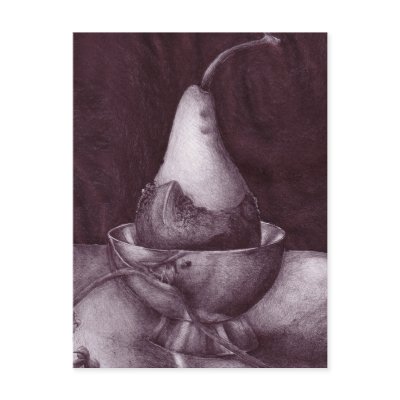A Perfect Pear Post Card by RankinOriginals