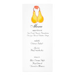 A Perfect Pear Wedding Menu Announcement