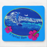A Perfect Wave Surfing Design Mousemat