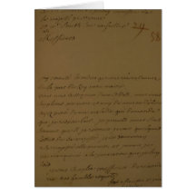 A petition to be released from jail greeting card