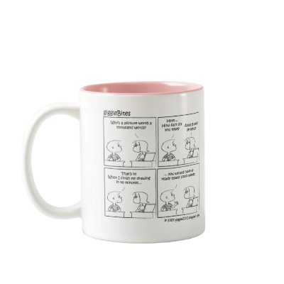 A Picture Worth Thousand Words Coffee Mug by cartoosh