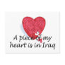 A Piece Of My Heart Is In Iraq Post Cards