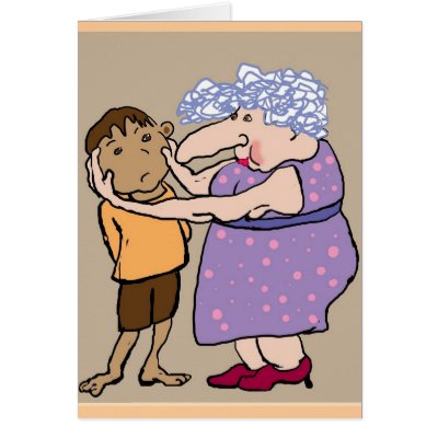 A pinch on the cheek from Aunty Dot by Annaart