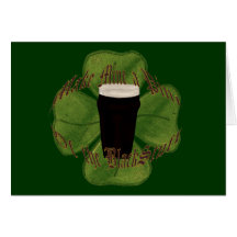 A Pint of the Black Stuff Greeting Card