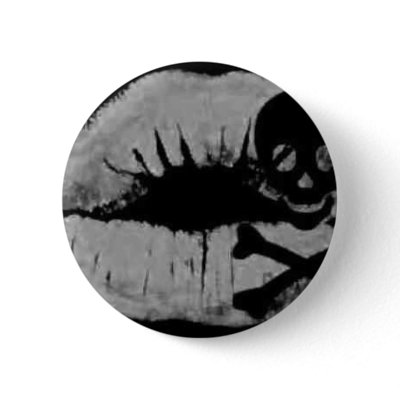 A Pirate's Kiss Button by PiratesQuarters