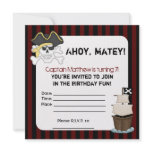 'A Pirate's Life for Me' Birthday Invitation