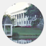 A Plantation On The Mississippi Round Sticker