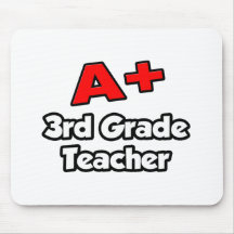 A Plus 3rd Grade Teacher Mousepads