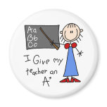 A Plus Teacher Refrigerator Magnets