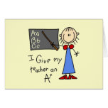 A Plus Teacher Tshirts and Gifts Cards